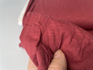 Viscosejersey - marsala med slub struktur